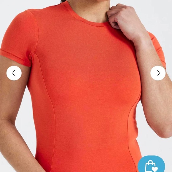 NWT Oner Active MELLOW SOFT SHORT SLEEVE T-SHIRT Spice S or M - Picture 3 of 7